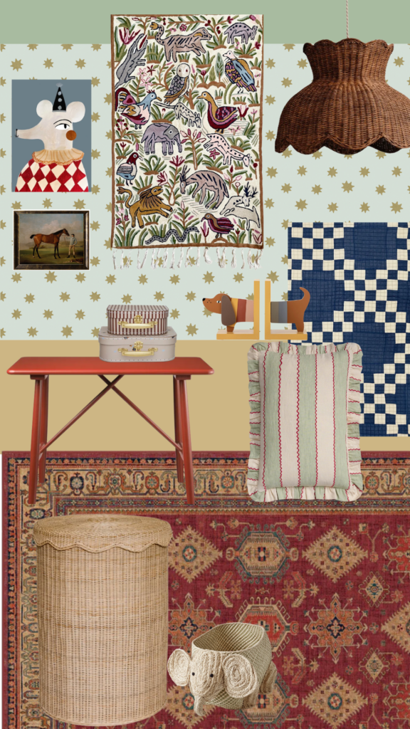 Moodboard chambre petit garçon